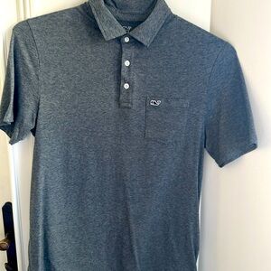 Men’s vineyard vines Edgartown polo. Size small. Charcoal gray.